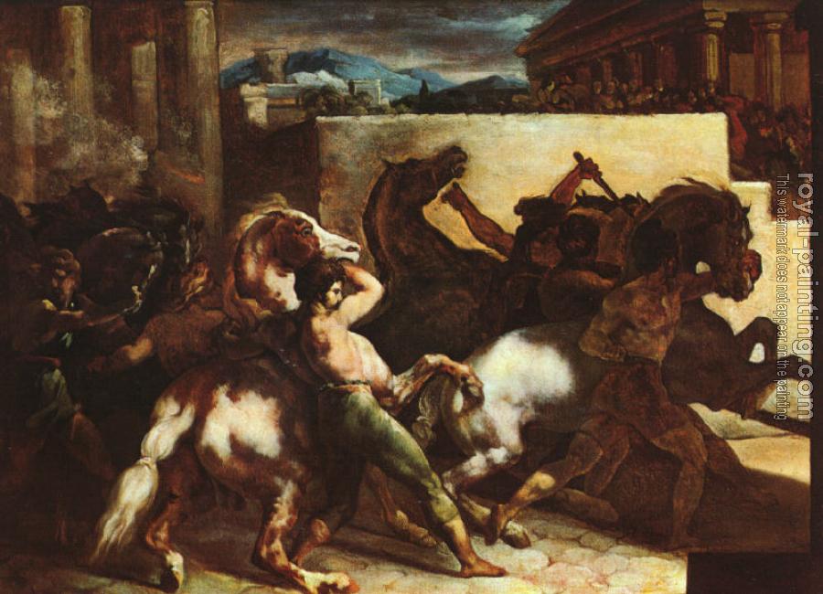 Theodore Gericault : The Race of the Barbary Horses